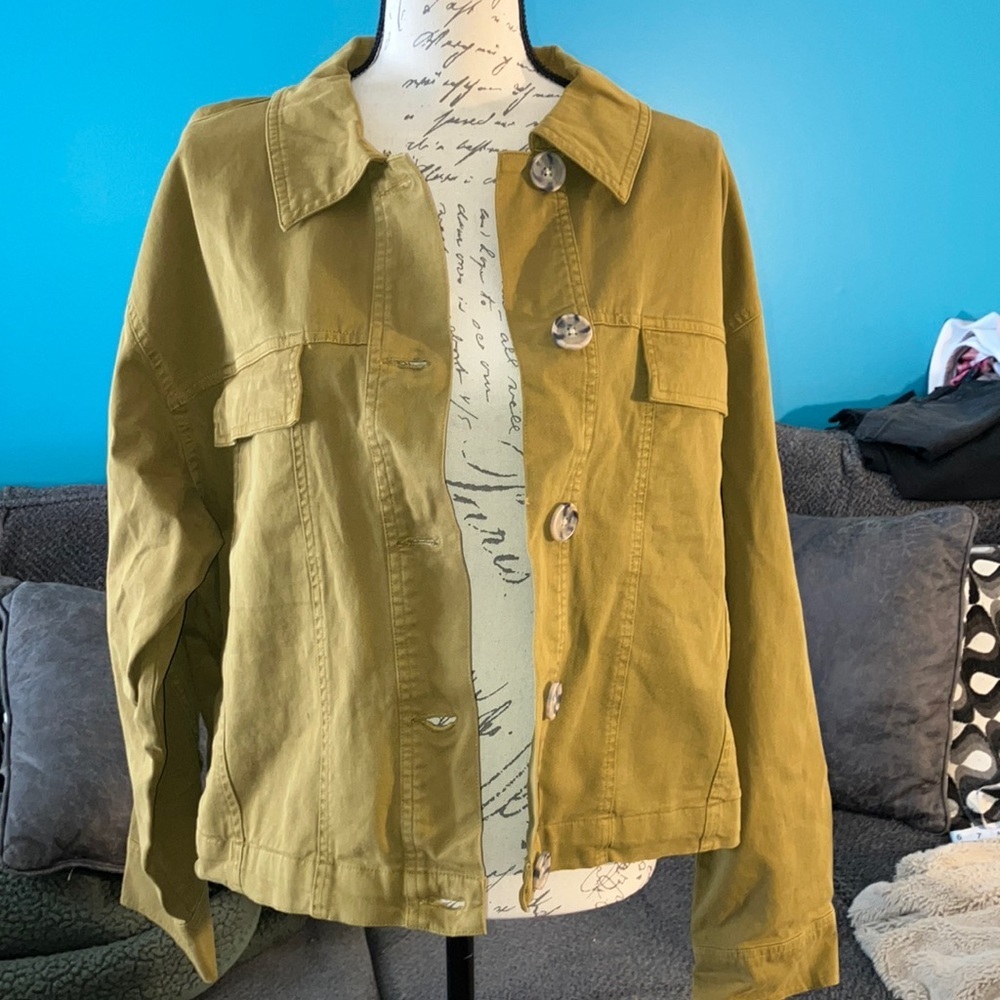 NWT Ava & Viv Denim Jacket, 1X
